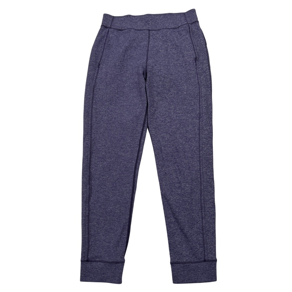 Iviva Lululemon Leggings Girls Size 12 Purple Heathered Yoga Pants Athletic